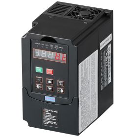 VFD 2HP, 1.5KW, 7.5A, 1 or 3 Phase 220V Input to 3 Phase 220V Output Variable Frequency Drive, 40-60Hz Input